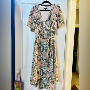 Lane Bryant V-Neck Wrap Dress Size 16